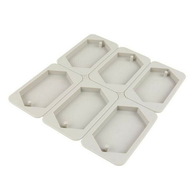 DIY Silicone Tablets Molds Hanging Ornaments Wax Molds Flower Soap MoldBDAU