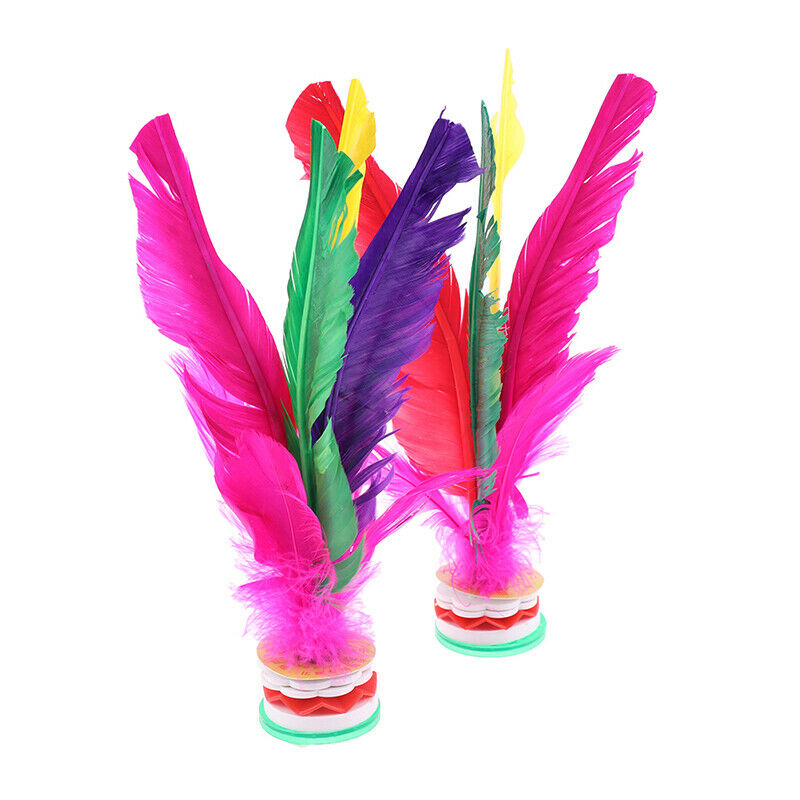 2pc China Jianzi Fancy Shuttlecock Fitness Entertainment For Physical ExerciBDD