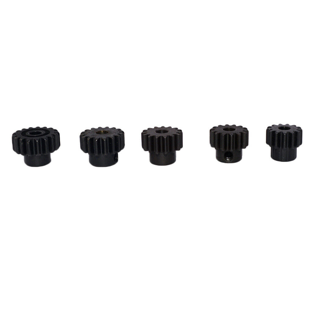 5x Steel 5mm 13T-17T Pinion Motor Gears for 1:8 RC Car DIY Replacement