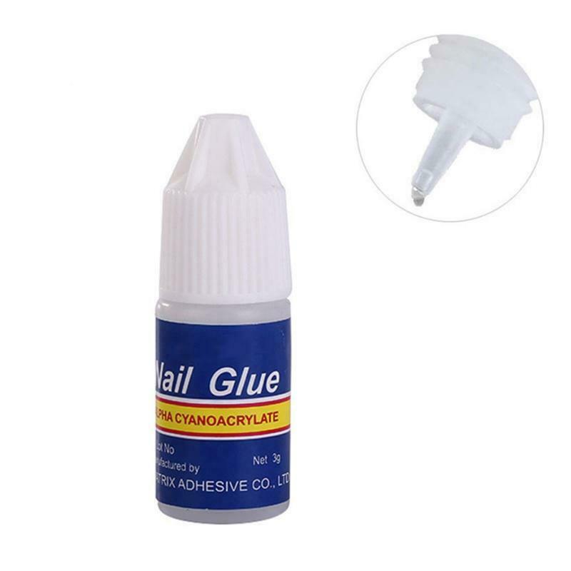 Fast Drying Nail Glue for False Nails Glitter Acrylic Decoration False Nail Tip