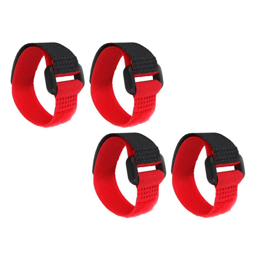 4pcs Rooster Collar Prevent Chicken from Disturbing Neighbors for Duck Red