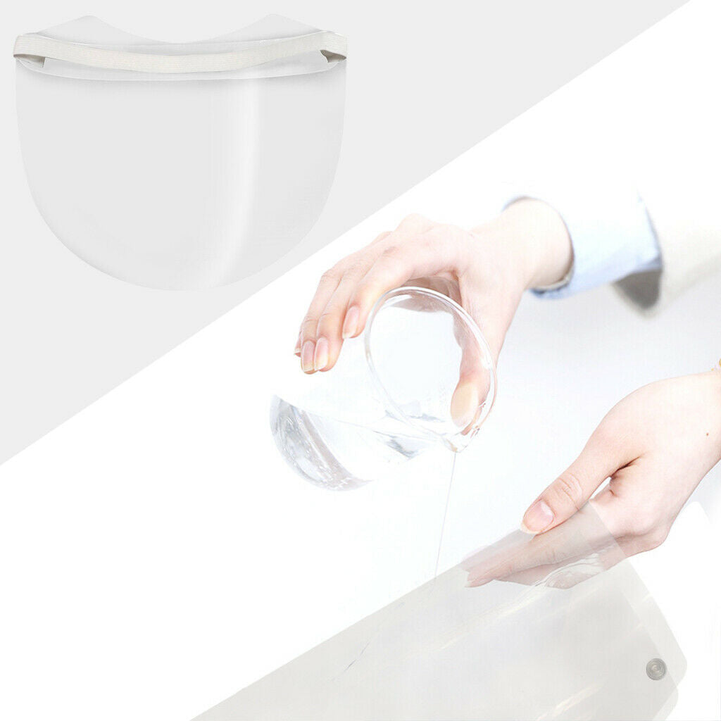Face Shield Clear Anti-Fog Faceshield Outdoor Adjustable Elastic Headband