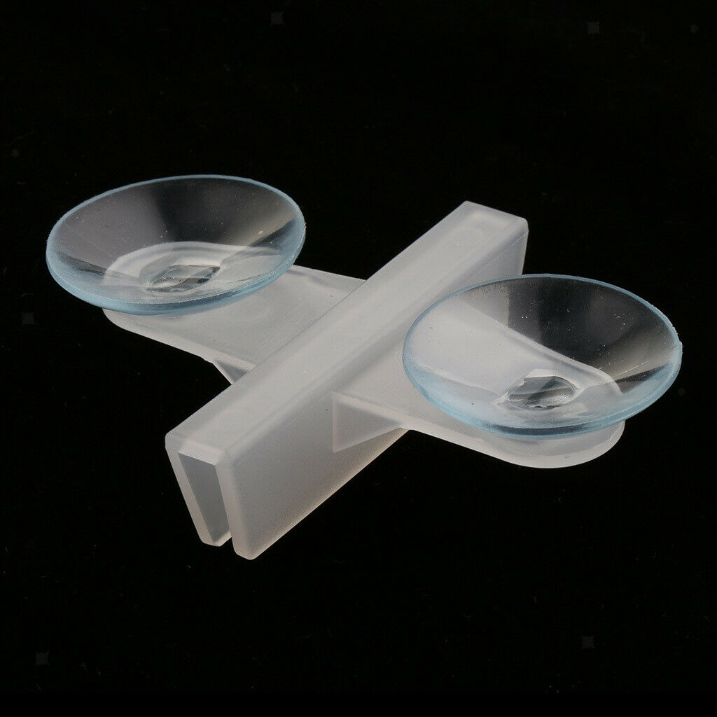 10pcs Aquarium Tank Suction Cup Divider Holder Clear Plastic for Breeding