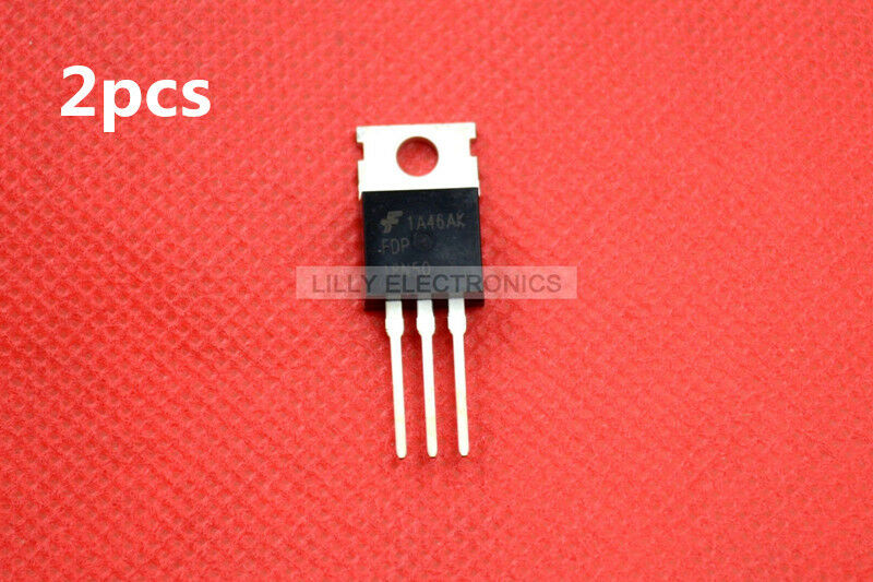 2PCS FDP18N50 18 A, 500 V, 0.265 ohm, N-CHANNEL, Si, Package:TO-220