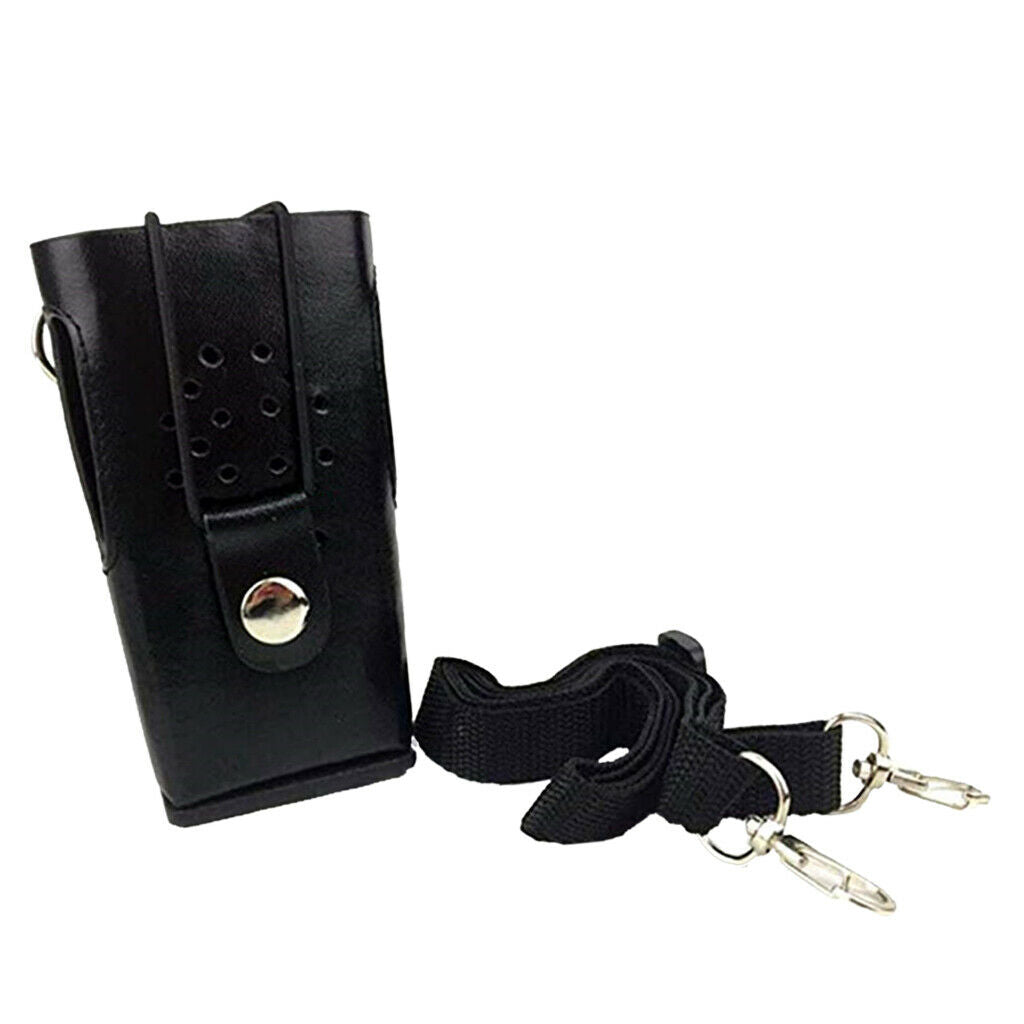 Hard   PU   Leather   Carrying   Holder   Case   Shoulder   Strap   for   Two