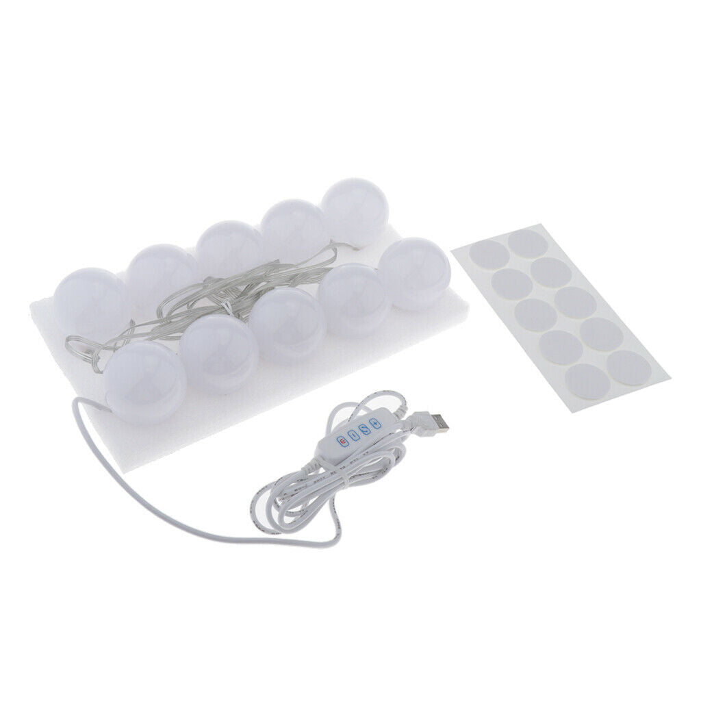 Vanity Lights Dimmable Makeup Mirror Lighting Bulbs Lamp for Hotel 3 Colors