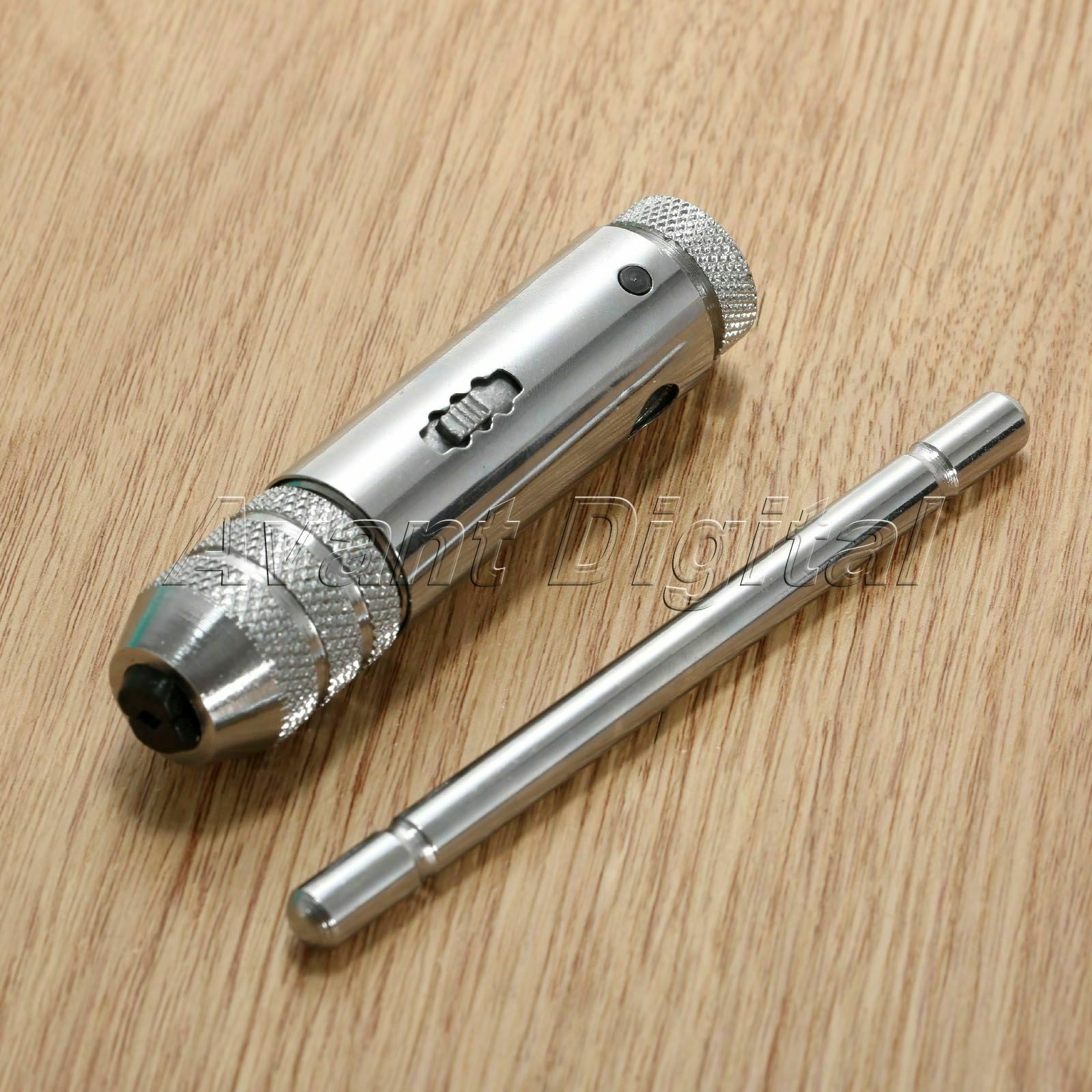 T-Type M3-M8 Reversible Ratchet Tap Wrench Handle Bar Tapping Threading Tool 1pc