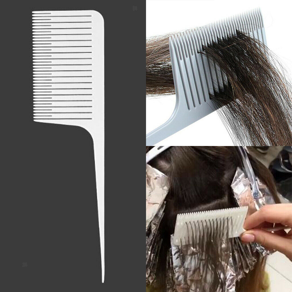 2pcs ABS Heat-resistant Weave Highlighting Foiling Hair Comb for Salon Combs