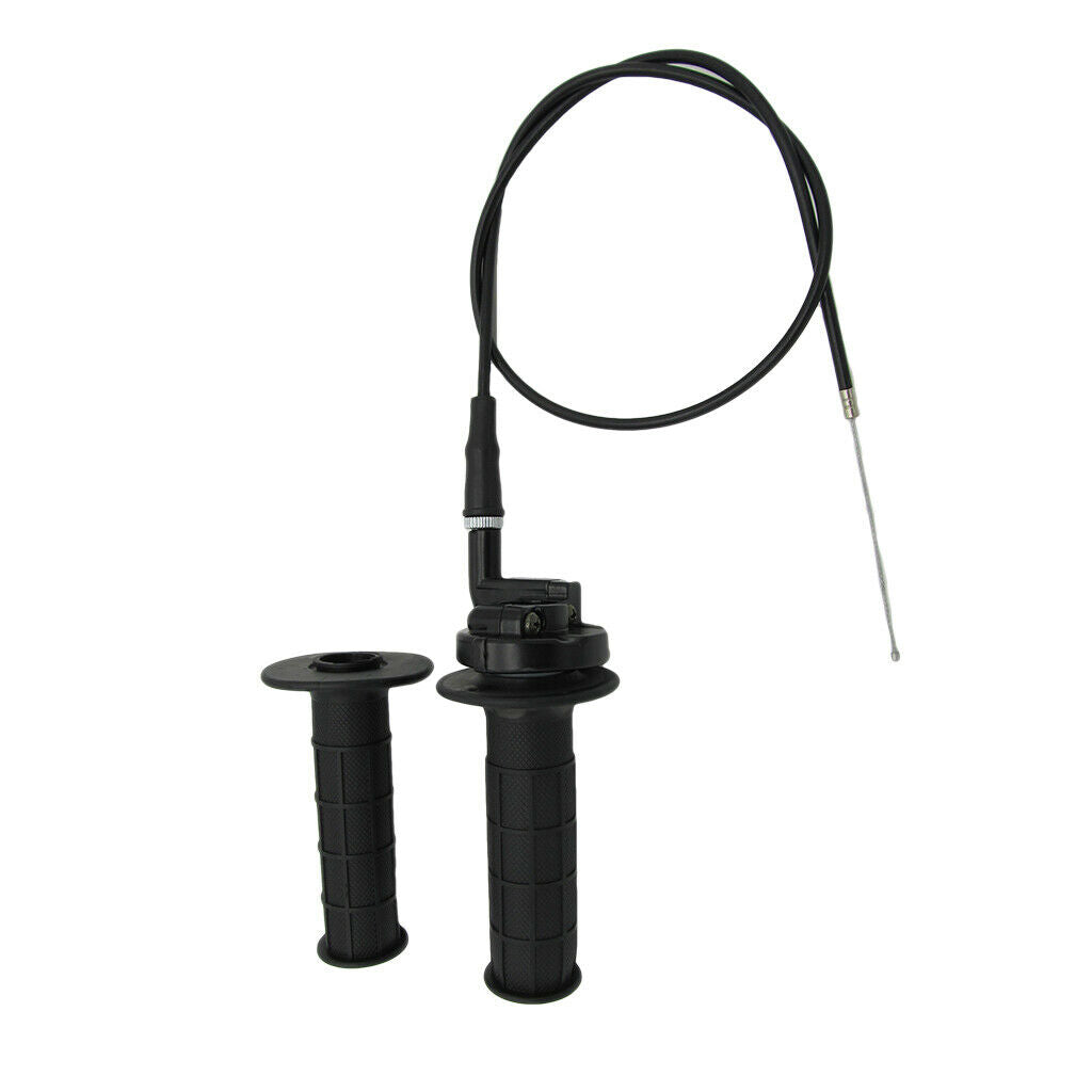 7/8" Throttle Grip Twist & Cable For 110cc 125cc ATV Quad  Dirt Bike