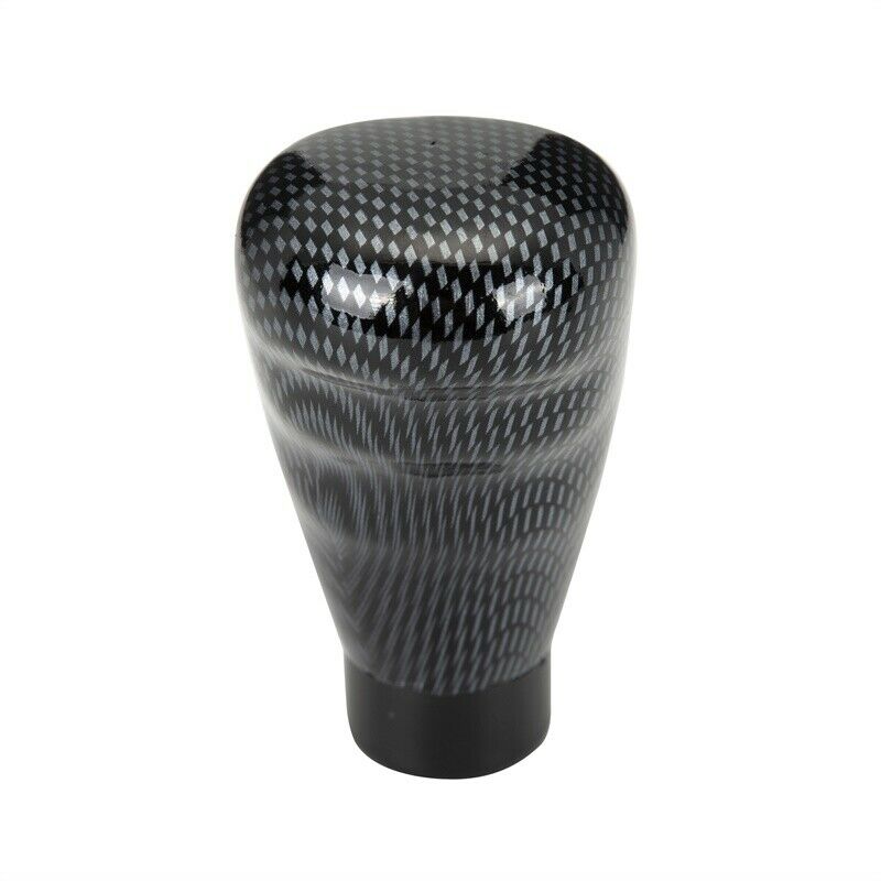Carbon Fiber Style Universal ABS Manual Gear Shift Knob Shifter Lever Head new
