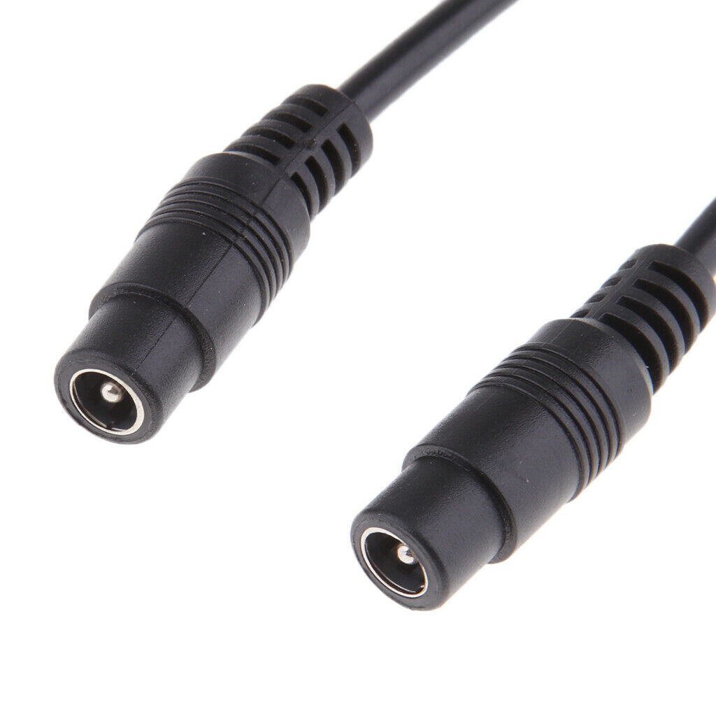 2Pc DC Power 5.5x2.1mm Female To 5.5mmx2.5mm Male Adapter Cable
