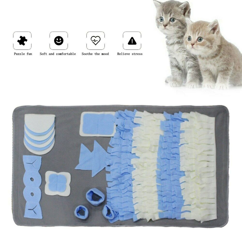 Pet Dog Snuffle Mat Training Sniffing Pad Feeding Blanket Cushion Washable CA
