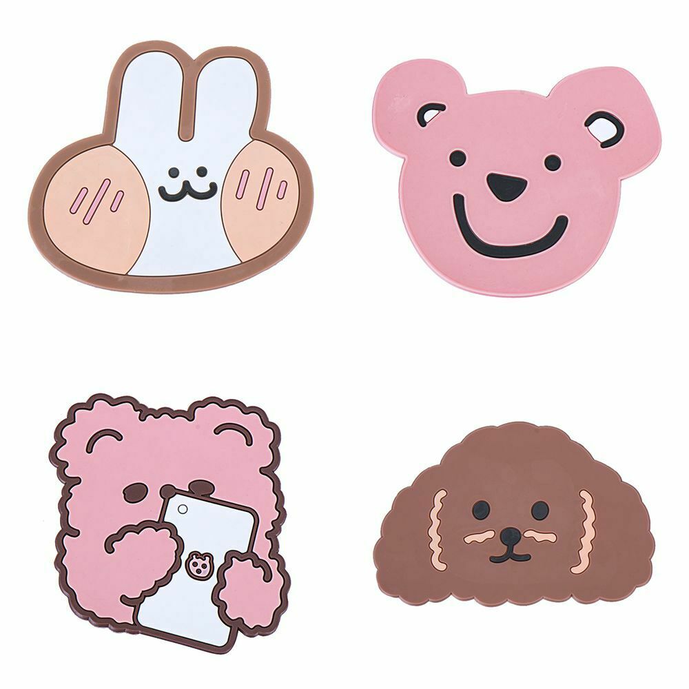 Mug Coffee Cup Bowl Pad Cup Mats Non-slip Coasters Animal Heat Insulation Mat