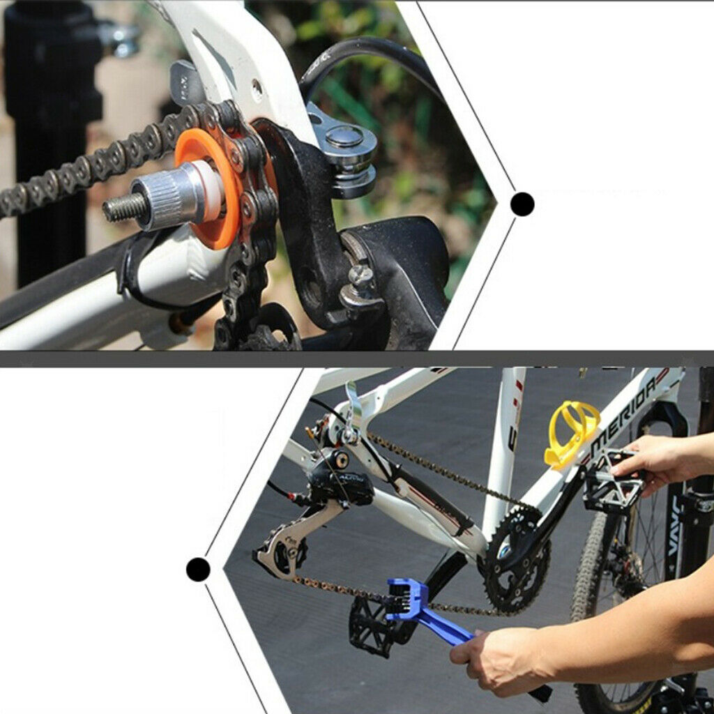 Bike Chain Holder Keeper Sleeping Dummy Hub Trough   for Bicycle Cleaning