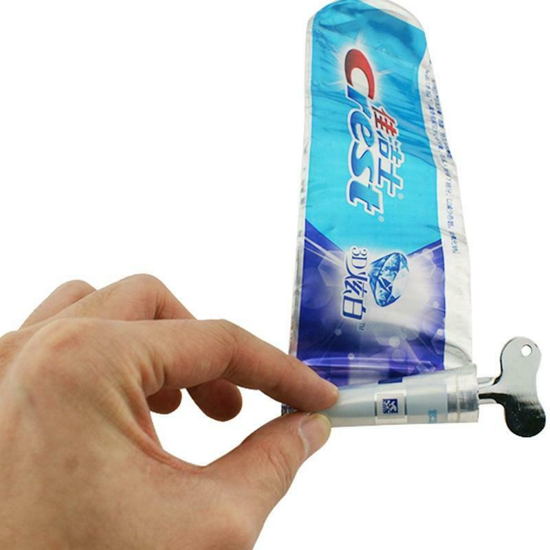 Stainless Iron Metal Tube Toothpaste Hair Color Dye Cosmetic Oil Paint Squeezer