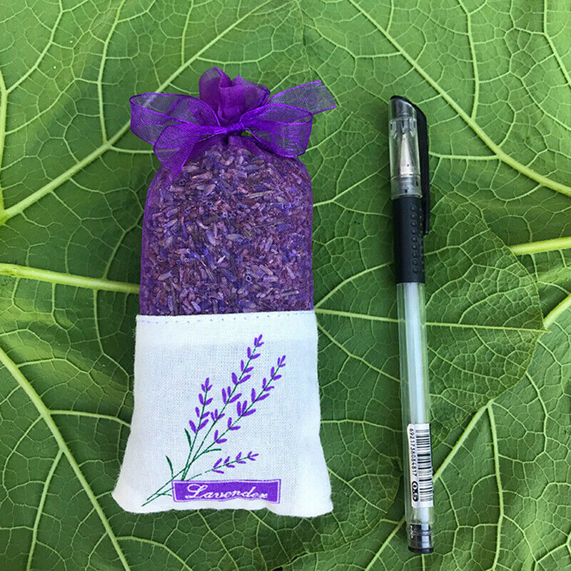 Natural Dried Lavender Bud Flower Sachet Bag Filling Car Room Air Refresh.l8