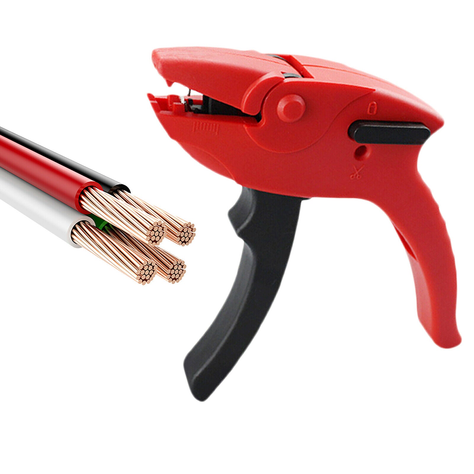 Wire Stripper Cutter 2 in 1 Heavy Duty Wire Stripping Tool for Electronic