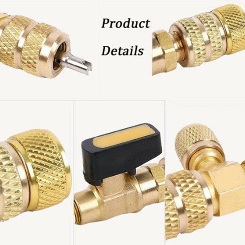 4X(1Pc R410A R22 Dual Size SAE Port HVAC Valve Core Removal/Installer Tool(A1H4)