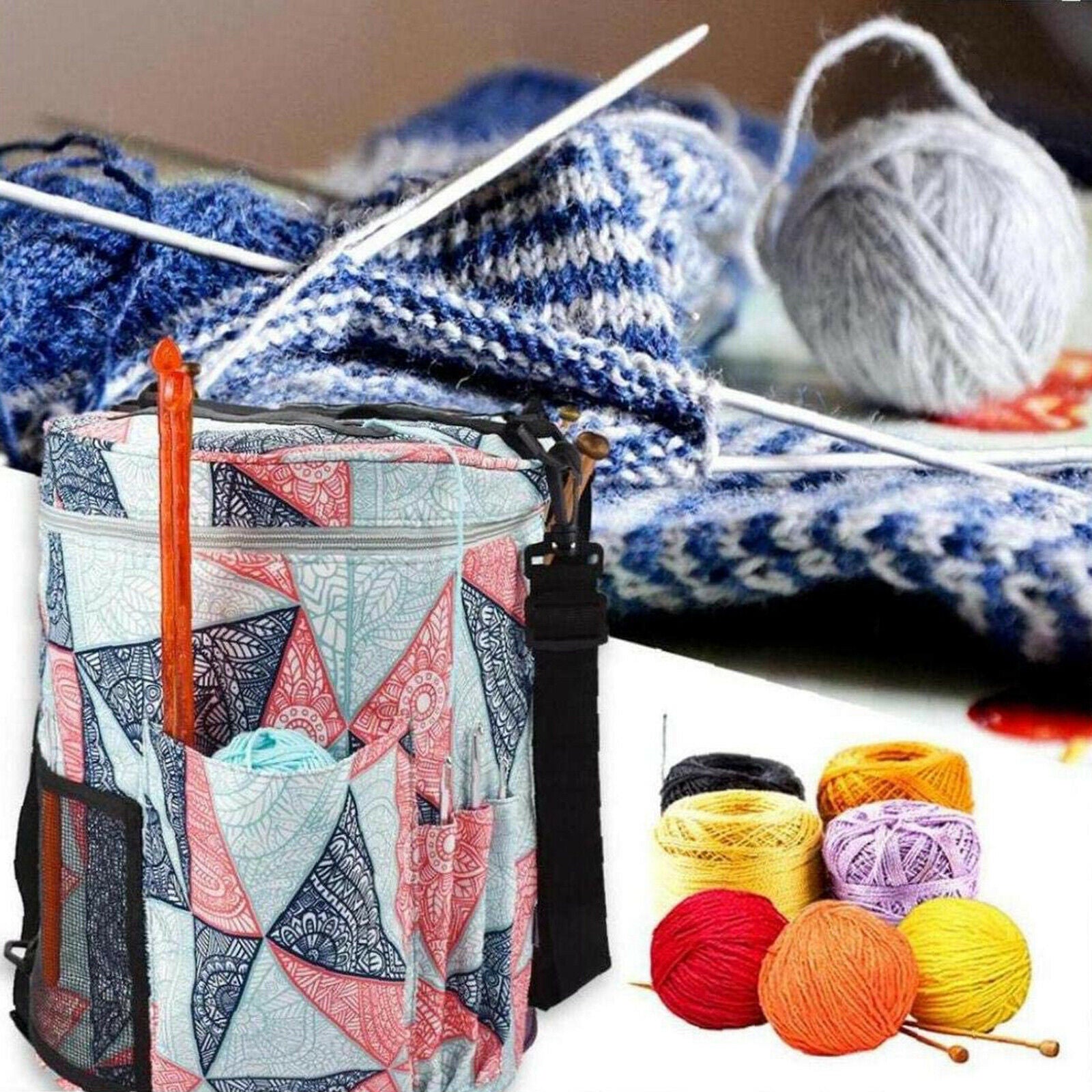Yarn Storage Bag Knitting Bag Portable for Yarn Arts Tool Accessory Parts