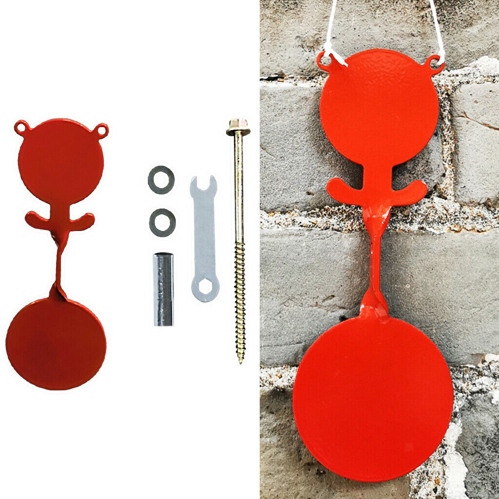 Solid Resetting Target Trainer Stainless Steel Durable Shooting Target Spinner