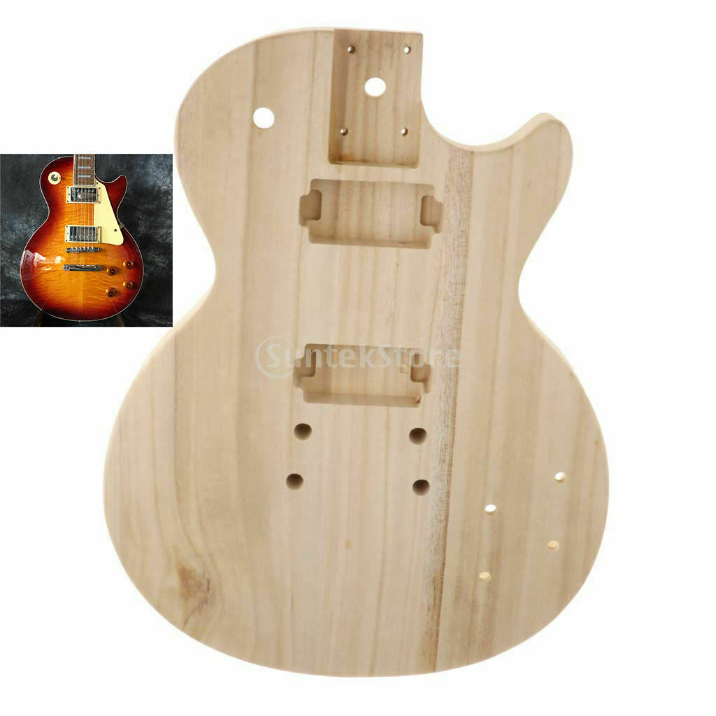DIY Unfinished Guitar Body Barrel Wood for ST Guitar Parts Accessories