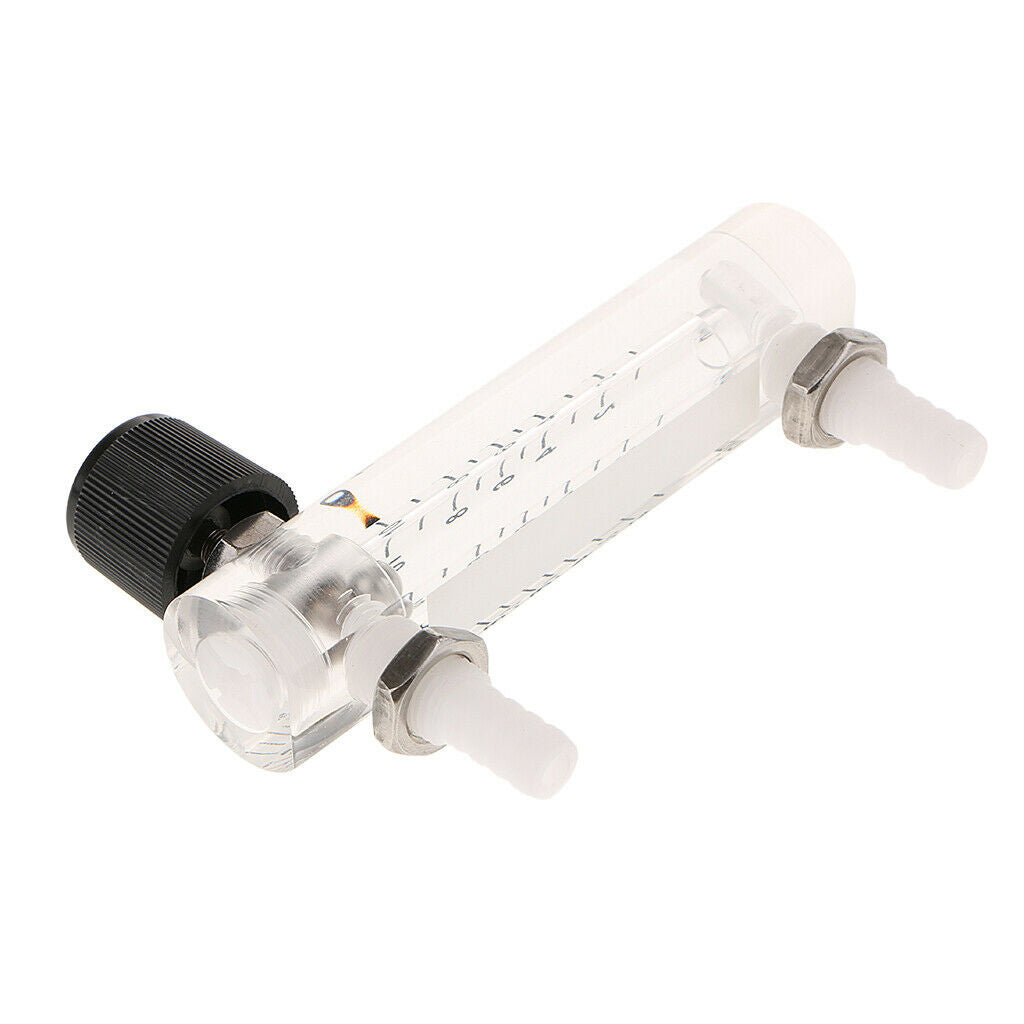 Oxygen Gas Flow Meter Measuring Device Tools 0.5-5L Acrylic with Valve Home