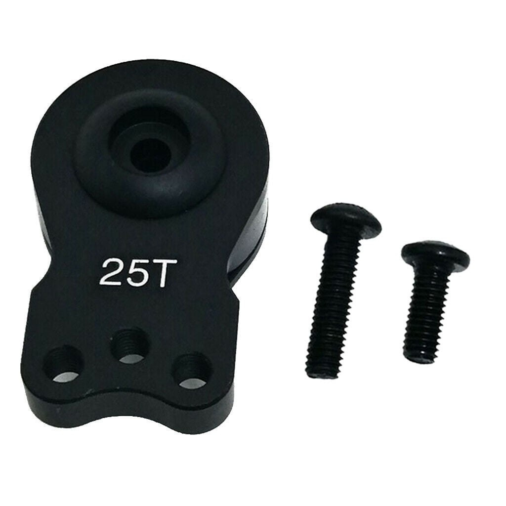 1/10 RC Car Steering Servo Horn Arm 25 Teeth Tooth 25T Servo Horn Black