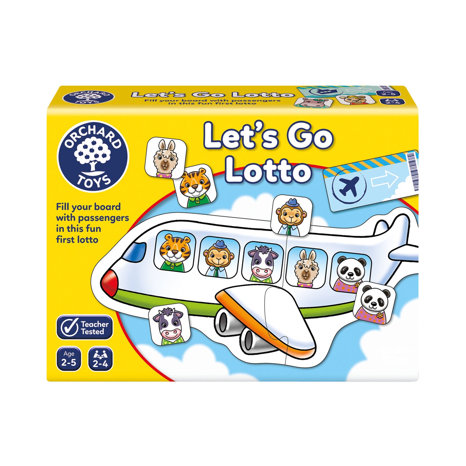 Orchard Toys 094 Let's Go Lotto Matching Memory Game Family Children Toddler 2+