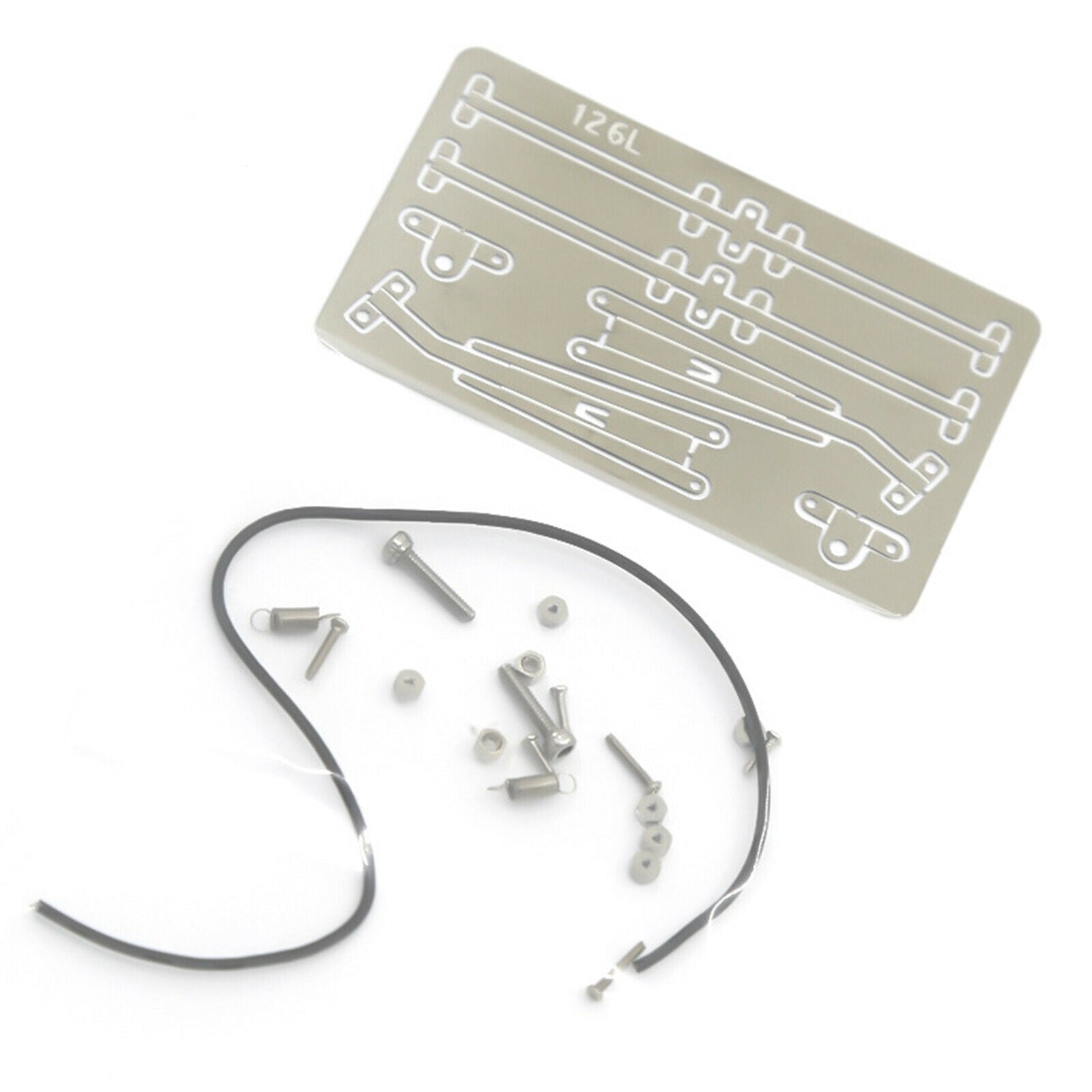 Metal Windscreen Wiper Decor for 90046 SCX10III 1/10 Scale RC Crawler Truck