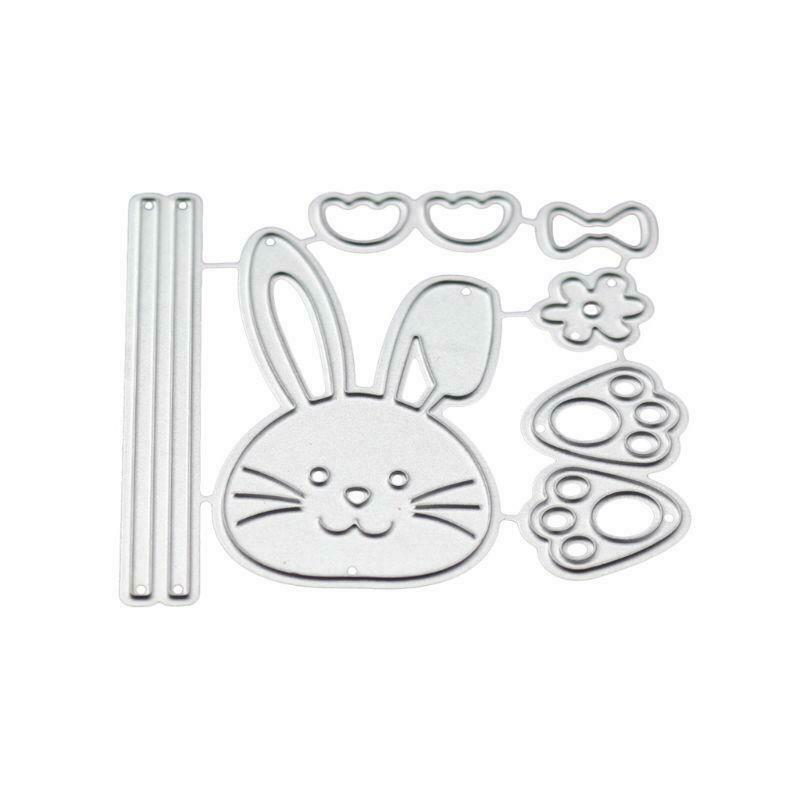 Bow Rabbit Metal Cutting Dies Stencil Scrapbooking DIY Album Stamp Paper Emboss