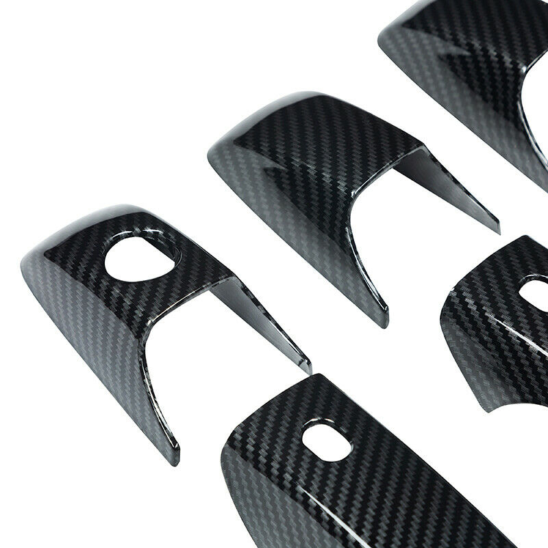 Exterior Door Handle Cover Trim Carbon Fiber For Jeep Grand Cherokee Patriot