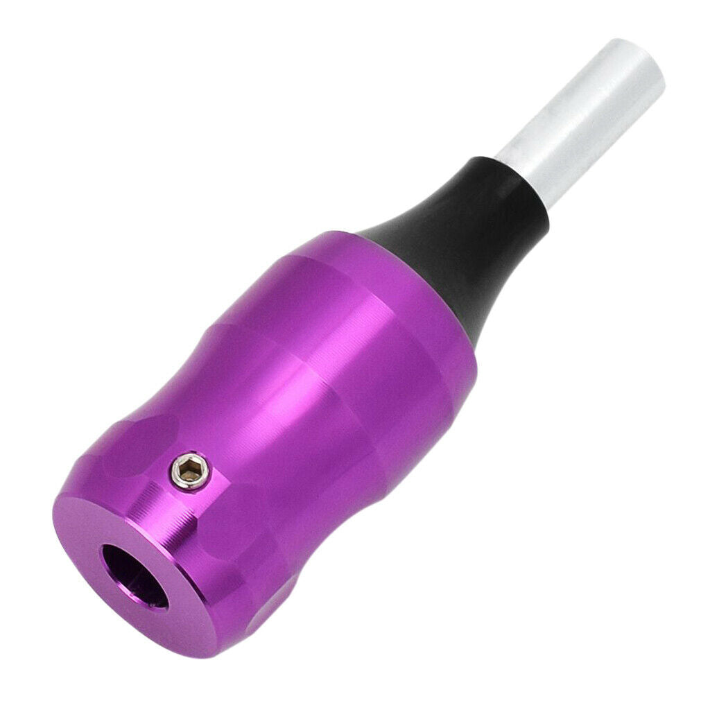 Tattoo Machine Handle Grips Tip Needle Tube Tattoo Spray Supply Tools Purple