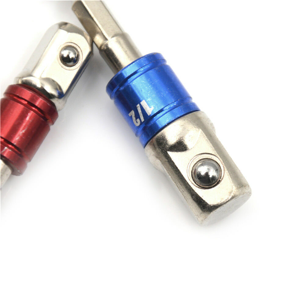 3Pcs Hex Square Nut Driver Drill Extension Bit Adapter Socket Wrench Adapter  SJ