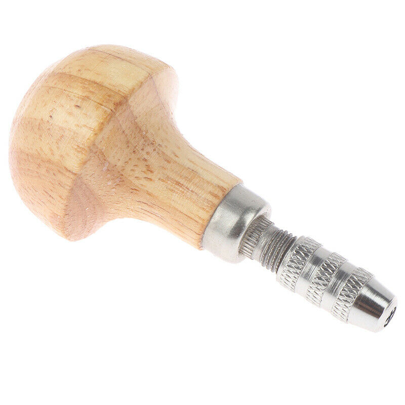 Jewelers Pin Vise Vice Wooden Handle Twisting Wire Wrapping Drill K.l8