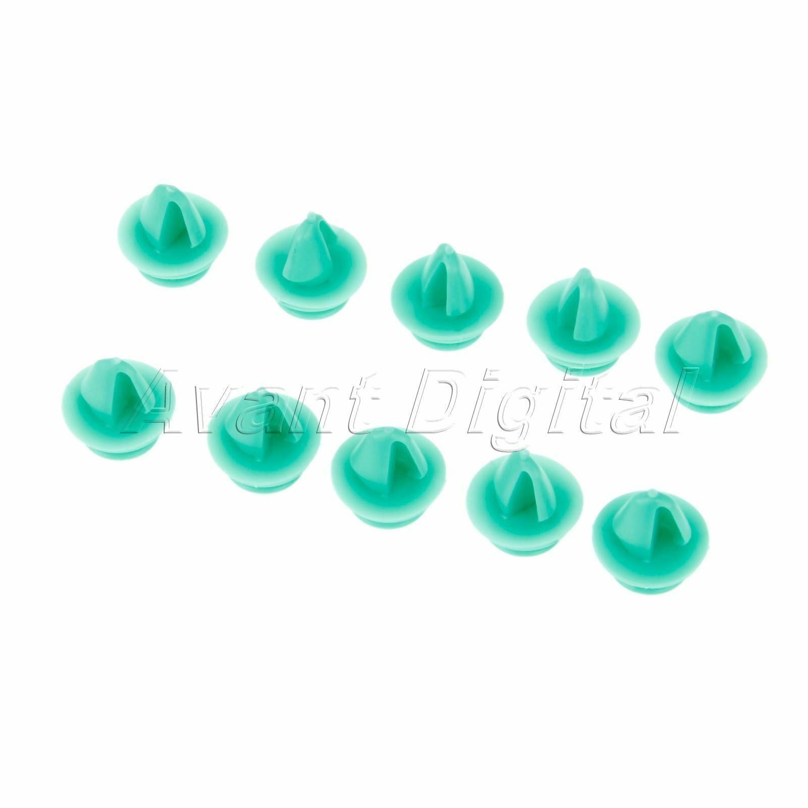50PC Nylon Decorative Clip Green Automobile Interior Car Door Fixed Fastener