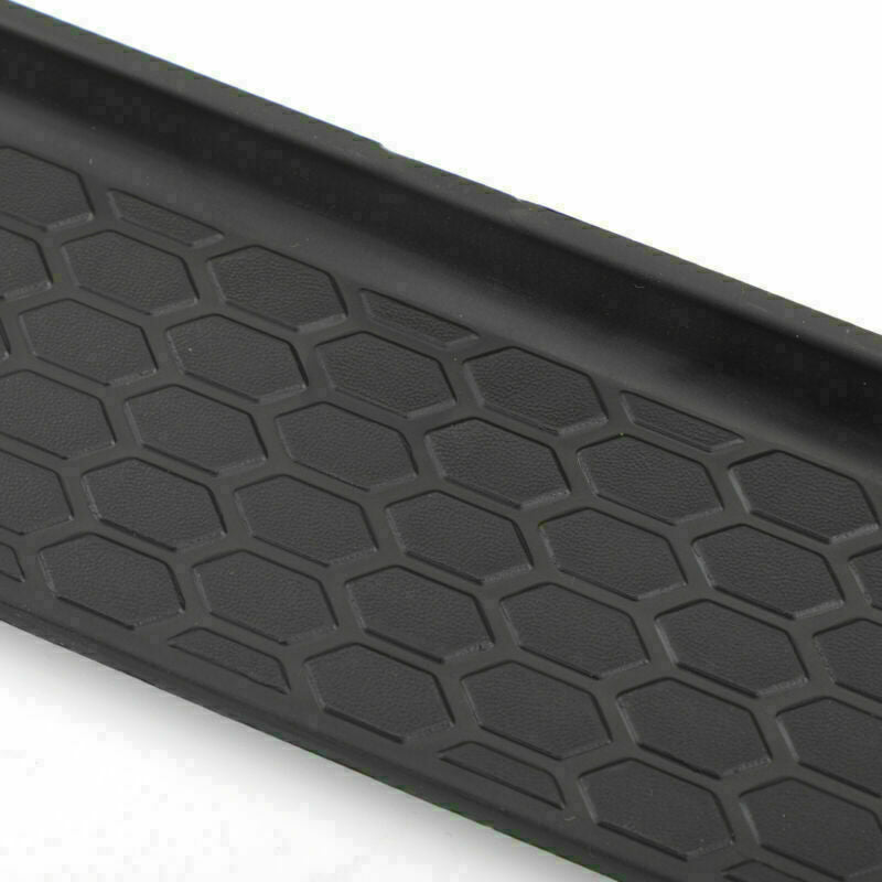 Door Sill Entry Guard Scuff Plate Protector Fits 2018  Wrangler JL Black CN