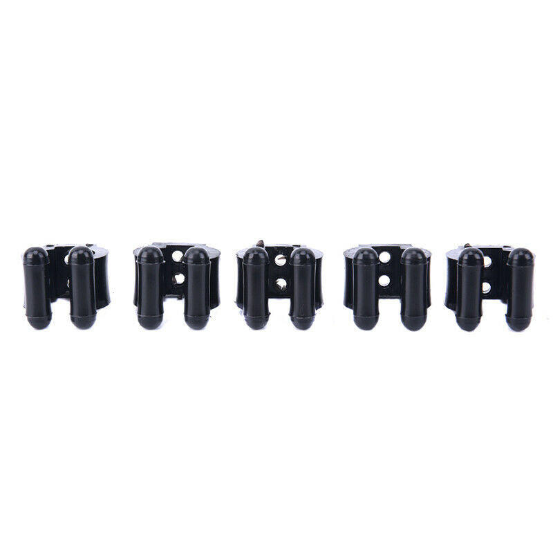 5Pcs Plastic Club Clip Fishing Rod Pole Storage Rack Tip Clamps Hold.l8
