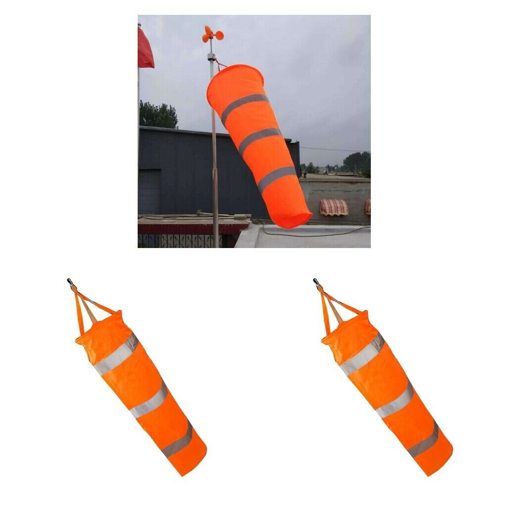 2pcs 31inch 59inch Airport Windsocks Hanging Wind Socks Bags for Outdoors