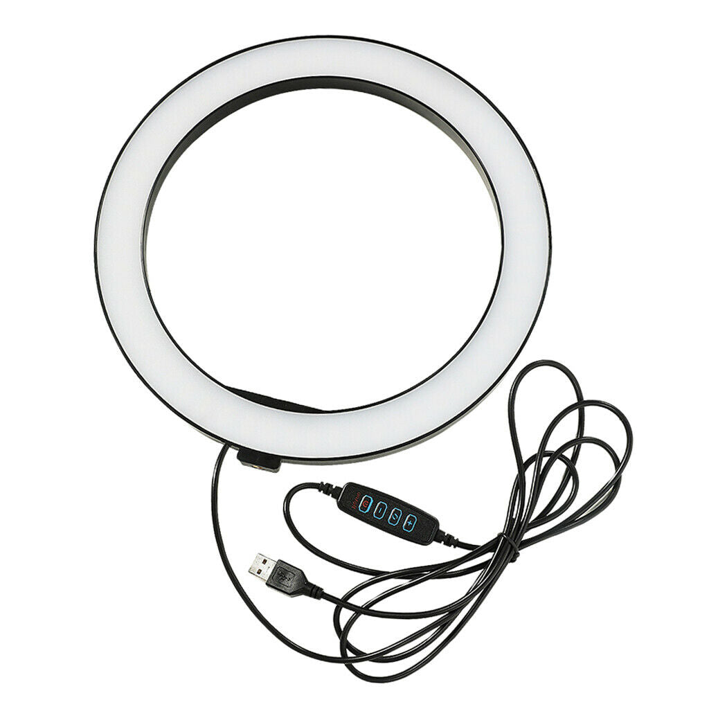 10inch USB LED Photography White Ring Light for Camera Selfie Live Video