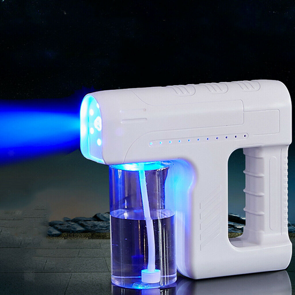 Home Office Blue Light Nano Mist Spray Gun Fogging Disinfection Sprayer Gun