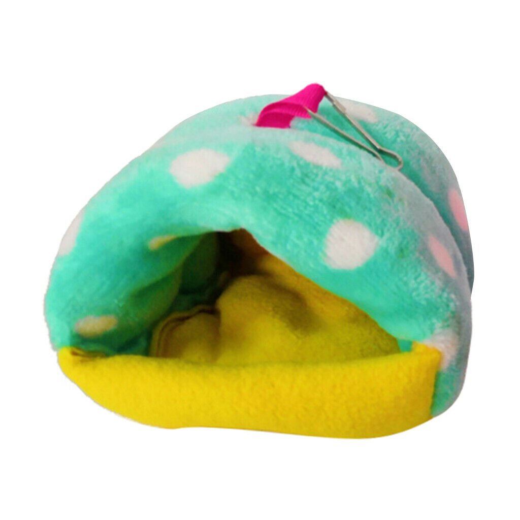2-pack Guinea-Pigs Hamster Bed House Hut Sleep Tube Hanging Cage Cave Warm