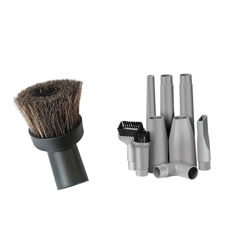 10pcs/set Vacuum Attachment Accessories Nozzle Head Brush Tube Connector