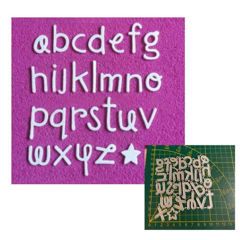Letters Die Cutting Template Handmade Scrapbooking Diary Album DIY Decorations