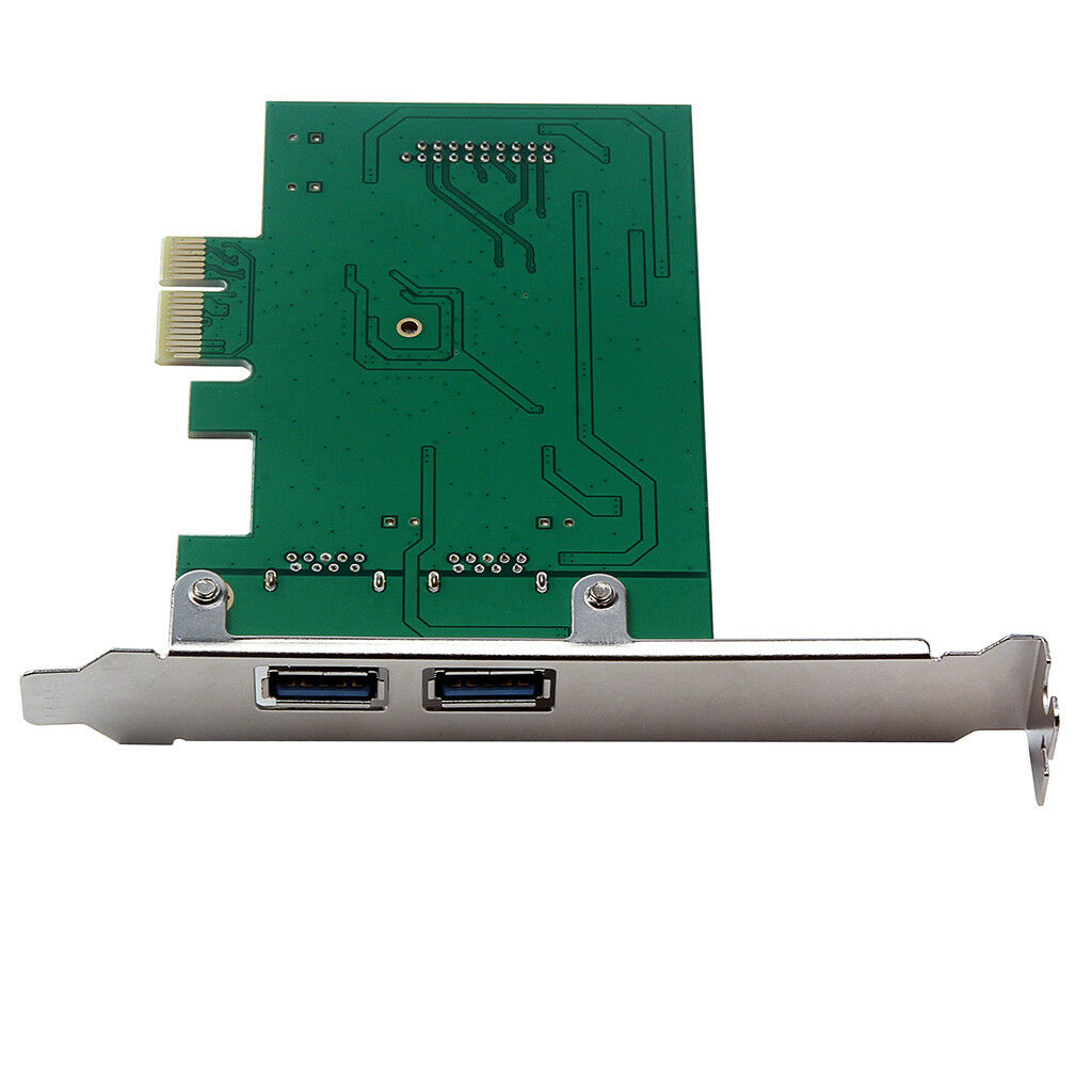 2 USB 3.0 + 19pin USB Header PCI-e Card PCI Express to Dual USB 3.0 Adapter
