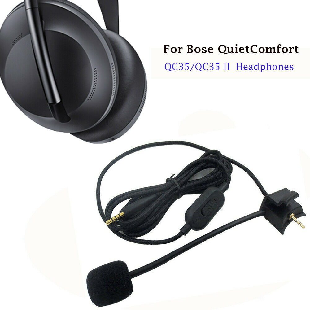Audio Cable Microphone Cord Mic For Bose QuietComfort QC35/QC35 II Headsets Gift