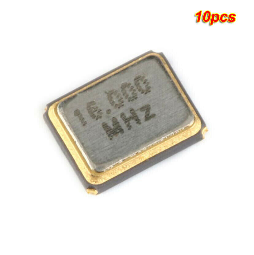 10pcs 3225 SMD 16MHz 12PF passive quartz resonator crystal oscillator