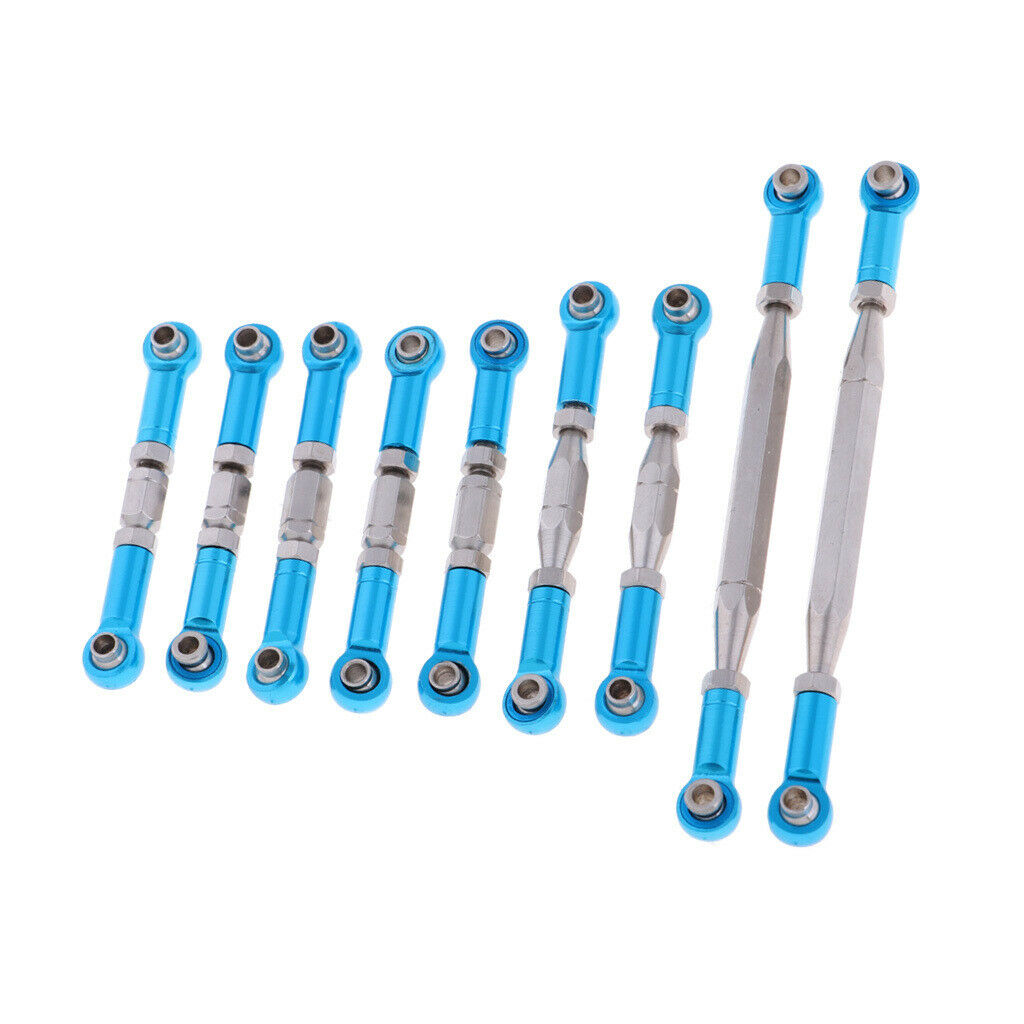 9x Steering Rod Front / Rear Drawbar for Wltoys 12428 FY-03