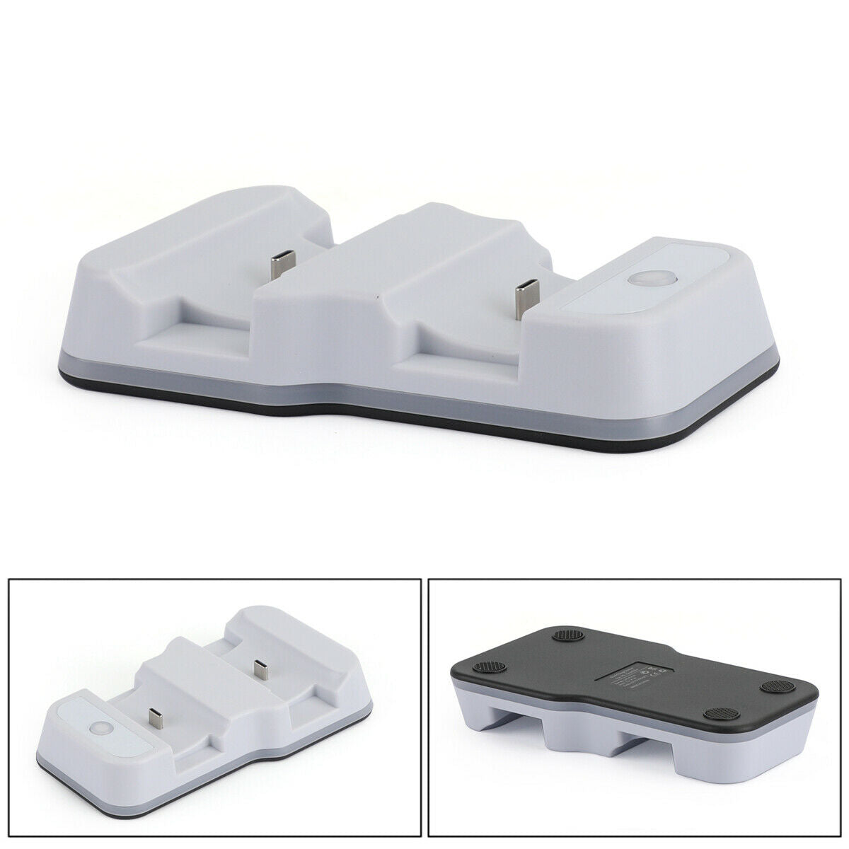 2 Ports Handle Controller Fast Charger Portable Dock LED Indicators Fit for PS5