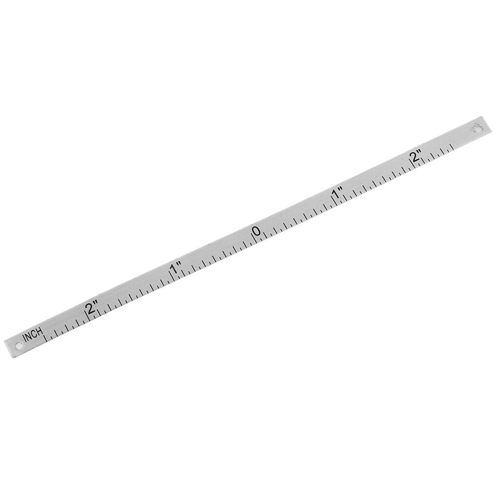 Stainless Steel Machinist Engineer Ruler 2-0-2in Aluminum