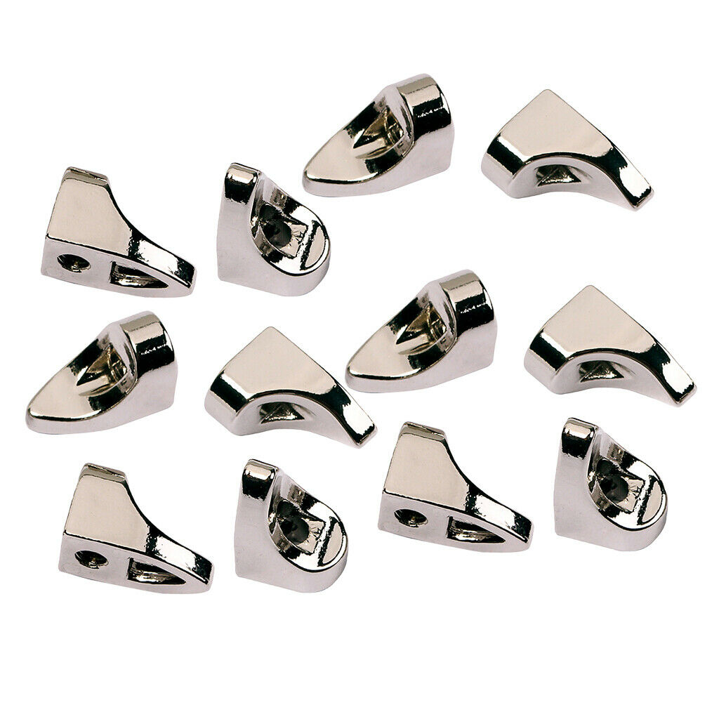Pack/12pcs Zinc Alloy L Shape Banjos Replacement Brackets 20.2 x 10.5mm